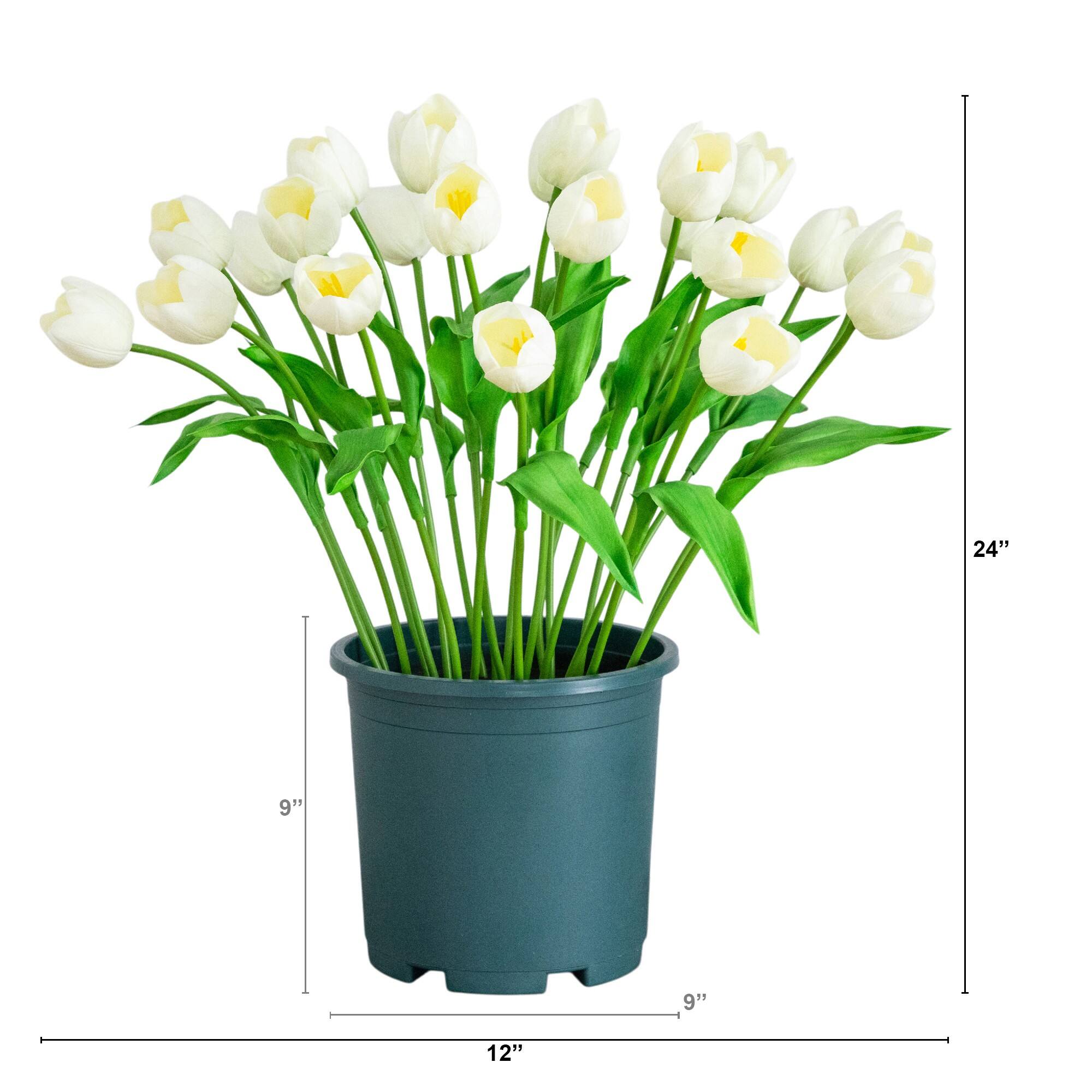 2ft. UV Resistant Artificial Tulip Plant (Indoor/Outdoor)